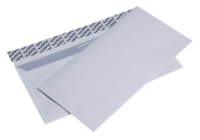 Конверт Buro Е65.10 E65 110x220мм белый силиконовая лента 80г/м2 (pack:1000pcs)